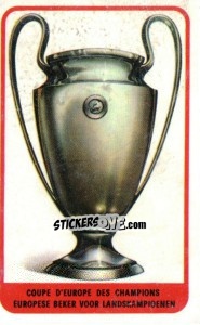 Sticker European Cup - Football Belgium 1972-1973 - Panini