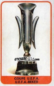 Cromo UEFA Cup - Football Belgium 1972-1973 - Panini