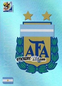 Sticker Argentina - FIFA World Cup South Africa 2010. Premium cards n. 6 - Panini