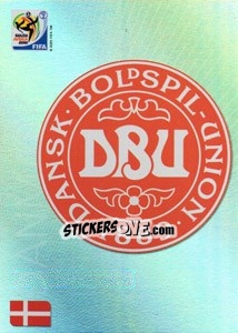 Sticker Danmark - FIFA World Cup South Africa 2010. Premium cards n. 12 - Panini