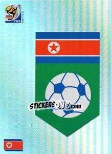 Sticker Korea DPR - FIFA World Cup South Africa 2010. Premium cards n. 23 - Panini