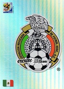 Sticker México - FIFA World Cup South Africa 2010. Premium cards n. 25 - Panini
