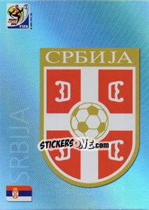 Sticker Srbija - FIFA World Cup South Africa 2010. Premium cards n. 34 - Panini