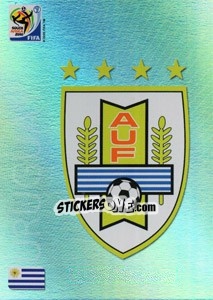 Sticker Uruguay - FIFA World Cup South Africa 2010. Premium cards n. 35 - Panini