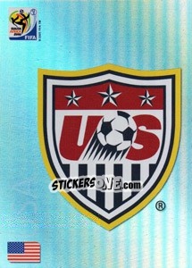 Sticker USA - FIFA World Cup South Africa 2010. Premium cards - Panini
