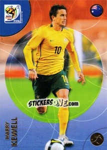 Sticker Harry Kewell - FIFA World Cup South Africa 2010. Premium cards - Panini