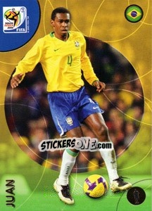 Sticker Juan - FIFA World Cup South Africa 2010. Premium cards - Panini