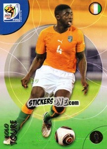 Figurina Kolo Touré - FIFA World Cup South Africa 2010. Premium cards - Panini