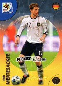Sticker Per Mertesacker - FIFA World Cup South Africa 2010. Premium cards - Panini