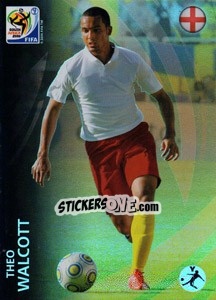 Figurina Theo Walcott - FIFA World Cup South Africa 2010. Premium cards - Panini