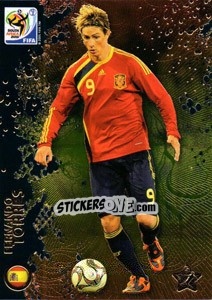 Cromo Fernando Torres - FIFA World Cup South Africa 2010. Premium cards - Panini