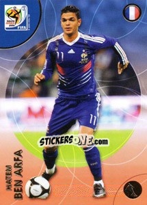 Figurina Hatem Ben Arfa - FIFA World Cup South Africa 2010. Premium cards - Panini