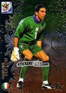 Sticker Gianluigi Buffon - FIFA World Cup South Africa 2010. Premium cards - Panini