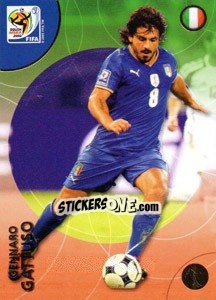 Figurina Gennaro Gattuso - FIFA World Cup South Africa 2010. Premium cards - Panini