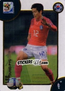 Sticker Lee Young-Pyo - FIFA World Cup South Africa 2010. Premium cards n. 137 - Panini