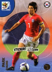 Sticker Park Ji-Sung - FIFA World Cup South Africa 2010. Premium cards n. 138 - Panini