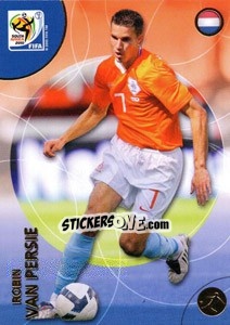 Sticker Robin van Persie - FIFA World Cup South Africa 2010. Premium cards - Panini