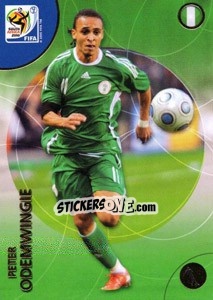 Sticker Peter Odemwingie - FIFA World Cup South Africa 2010. Premium cards - Panini