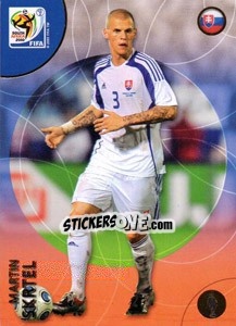 Sticker Martin Škrtel - FIFA World Cup South Africa 2010. Premium cards - Panini