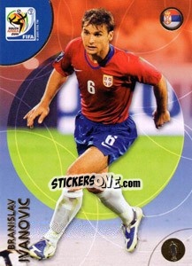 Sticker Branislav Ivanovic - FIFA World Cup South Africa 2010. Premium cards n. 171 - Panini