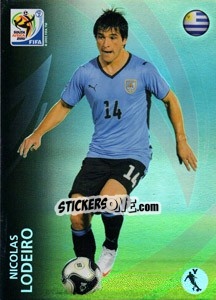 Sticker Nicolás Lodeiro - FIFA World Cup South Africa 2010. Premium cards - Panini