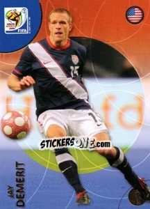 Sticker Jay Demerit - FIFA World Cup South Africa 2010. Premium cards - Panini