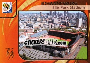 Sticker Johannesburg (Ellis Park) - FIFA World Cup South Africa 2010. Premium cards - Panini