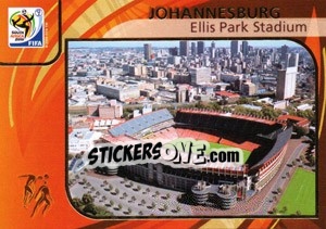Sticker Johannesburg (Ellis Park) - FIFA World Cup South Africa 2010. Premium cards n. 189 - Panini