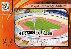 Sticker Rustenburg - FIFA World Cup South Africa 2010. Premium cards n. 195 - Panini