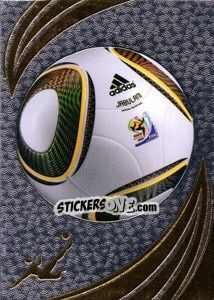 Sticker Official Ball - Jabulani - FIFA World Cup South Africa 2010. Premium cards n. 3 - Panini