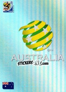 Sticker Australia - FIFA World Cup South Africa 2010. Premium cards n. 7 - Panini