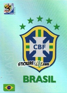Cromo Brasil - FIFA World Cup South Africa 2010. Premium cards - Panini