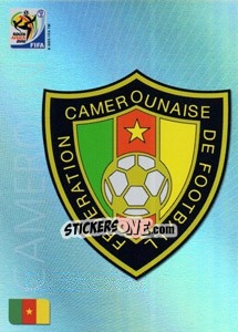 Sticker Cameroun - FIFA World Cup South Africa 2010. Premium cards n. 9 - Panini