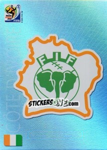Sticker Côte D'Ivoire - FIFA World Cup South Africa 2010. Premium cards n. 11 - Panini