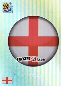 Sticker England - FIFA World Cup South Africa 2010. Premium cards - Panini