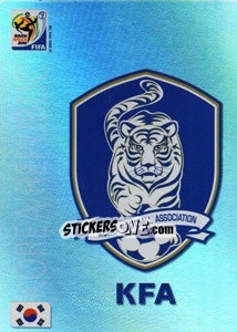 Sticker Korea Republic - FIFA World Cup South Africa 2010. Premium cards - Panini