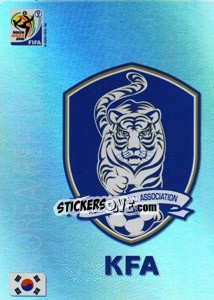 Sticker Korea Republic - FIFA World Cup South Africa 2010. Premium cards n. 24 - Panini
