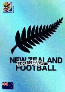 Sticker New Zealand - FIFA World Cup South Africa 2010. Premium cards - Panini