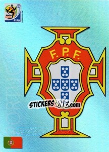 Sticker Portugal - FIFA World Cup South Africa 2010. Premium cards n. 30 - Panini