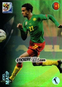 Sticker Joël Matip - FIFA World Cup South Africa 2010. Premium cards - Panini