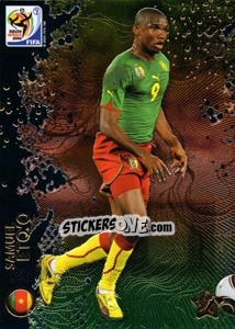 Sticker Samuel Eto'o - FIFA World Cup South Africa 2010. Premium cards n. 62 - Panini