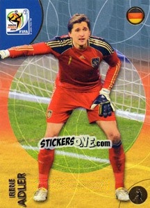 Sticker René Adler - FIFA World Cup South Africa 2010. Premium cards - Panini