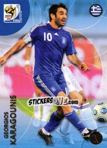 Figurina Giorgos Karagounis - FIFA World Cup South Africa 2010. Premium cards - Panini