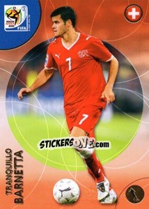 Sticker Tranquillo Barnetta - FIFA World Cup South Africa 2010. Premium cards - Panini
