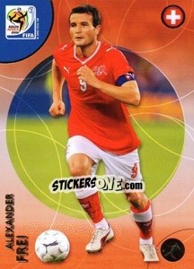 Sticker Alexander Frei - FIFA World Cup South Africa 2010. Premium cards - Panini