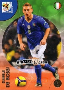 Sticker Daniele De Rossi - FIFA World Cup South Africa 2010. Premium cards - Panini