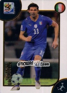 Figurina Vincenzo Iaquinta - FIFA World Cup South Africa 2010. Premium cards - Panini
