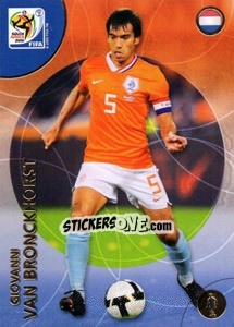 Cromo Giovanni van Bronckhorst - FIFA World Cup South Africa 2010. Premium cards - Panini