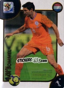 Sticker Mark van Bommel - FIFA World Cup South Africa 2010. Premium cards - Panini