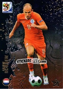 Sticker Arjen Robben - FIFA World Cup South Africa 2010. Premium cards - Panini